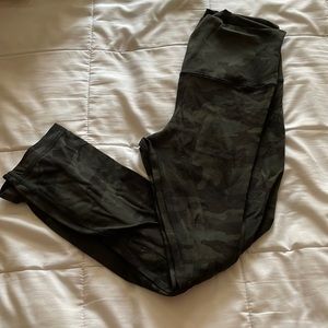 Lululemon align crops in camo